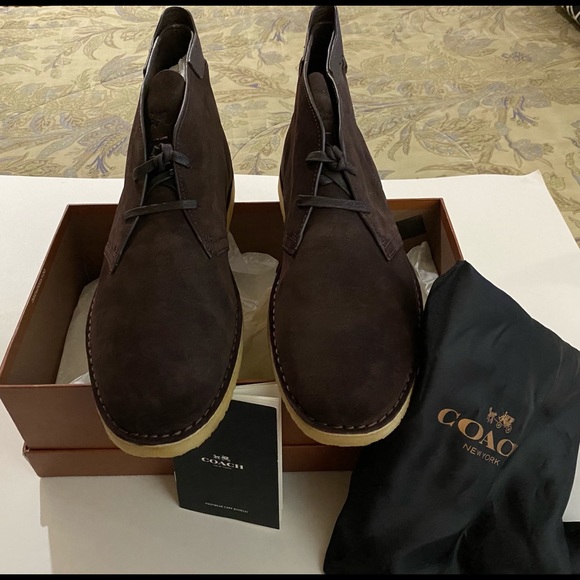 Coach Men’s Kingston Sued Chukka New - Picture 5 of 13